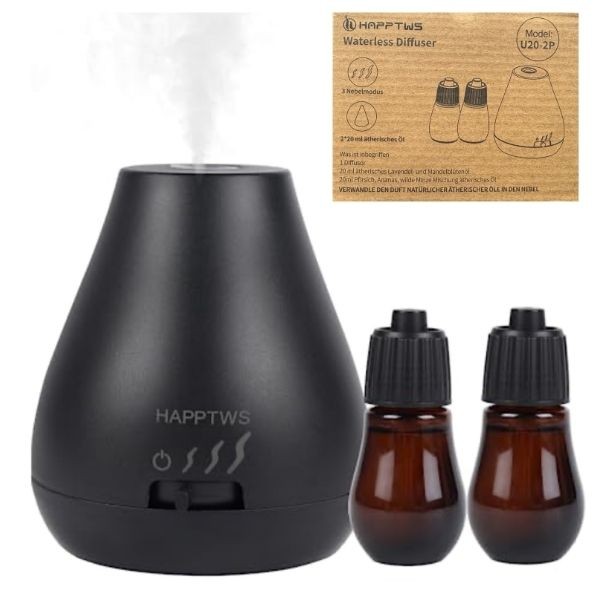 Happtws Modern Design Diffuser Set - #U20-2P - 2 20ML Oils Included - CType Charging Cable Included - 6 Sets For $36.00