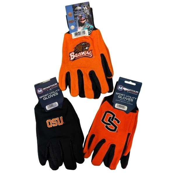 Oregon State Beavers Gloves - Team Grip Gloves - Styles And Colors May Vary - 12 Pair For $36.00 - Oregon State Beavers