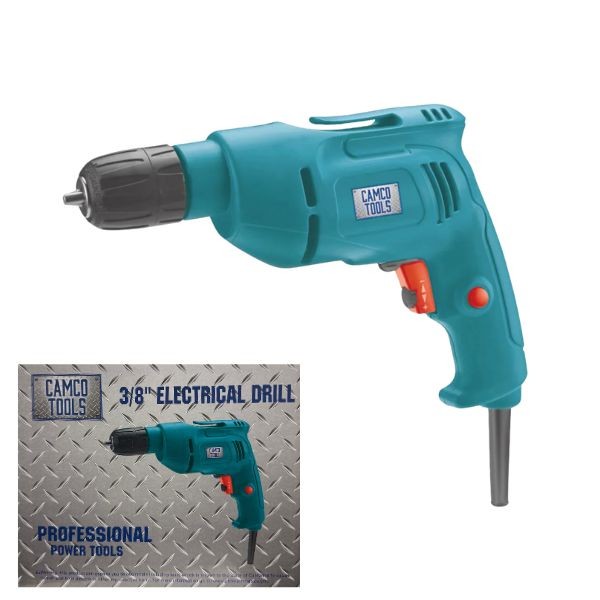 Camco Tools - #65167 -  3/8" Electric Drill - 110V 500Watt Power - 10MM Chuck Size - 3 For $36.00