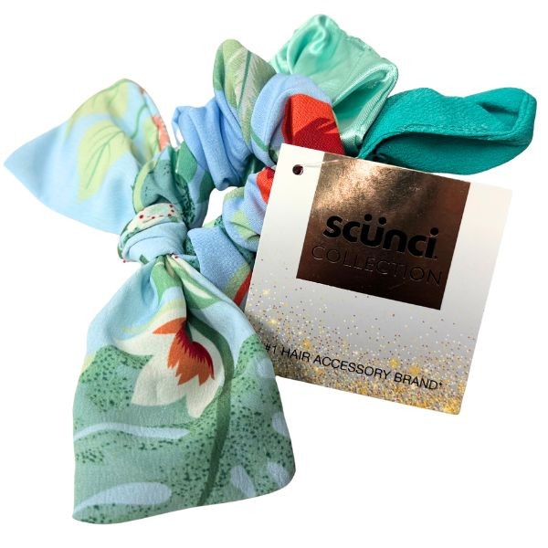 Conair - Scunci Collection - #35445 - 3Pack Fashion Hair Ties - Bow Series - 48 Packs For $31.20