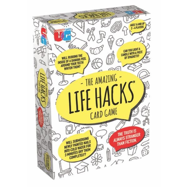 The Amazing Life Hacks Card Game - #00921 - The Truth Is Stranger Than Fiction - 2 to 4 Players - 6 For $24.00
