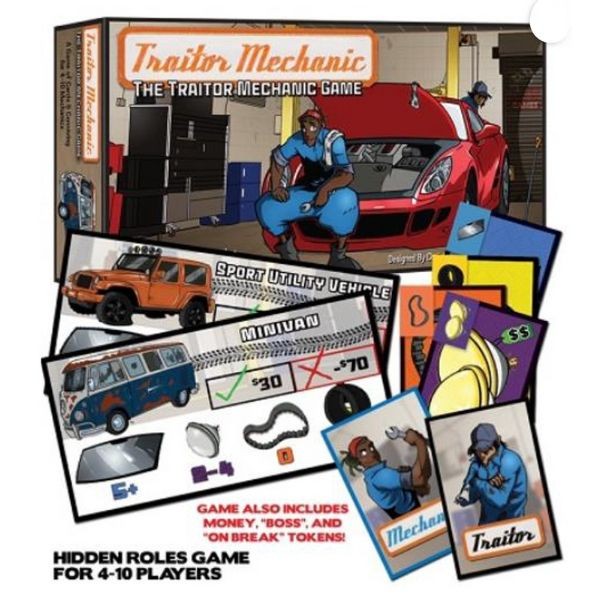 Traitor Mechanic - #33925 - A Game Of Cards and Conniving - 4 to 10 Players - Practice Your Swindling Ability - 10 For $35.00