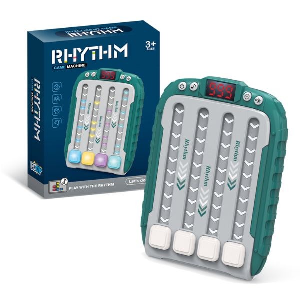 Rhythm Push Game - Colors May Vary - Play With The Rhythm - Batteries Not Included - 6 For $36.00