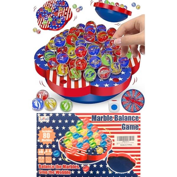 Junall STEM Gaming - The Marble Balance Game - Includes 80 Marble And Game Board - 6 For $30.00