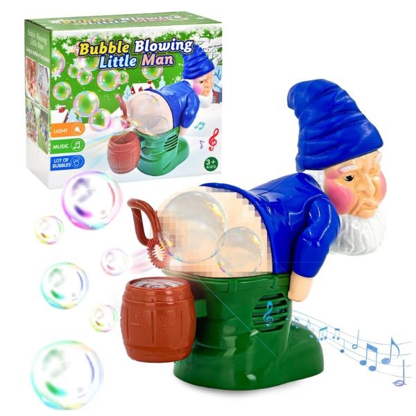 The Bubbling Gnome - #Blue.Elf - Bubbles Included - Batteries Not Included - Bubble Maker - 6 For $36.00 - Wholesale Apparel - Wholesale NFL Shirts - Wholesale Jerseys