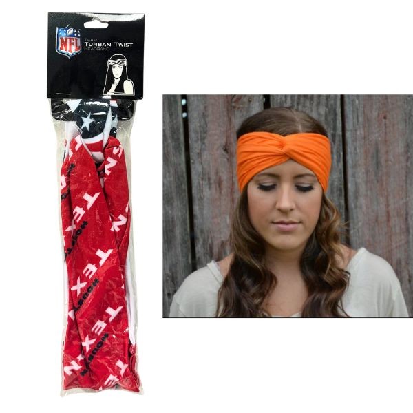 Houston Texans Fan Gear - The Team Turban Twist - Multi-Use Headband - Breathable And Stretchy - 6 For $21.00 - Wholesale Houston Texans Products - Texans Merchandise