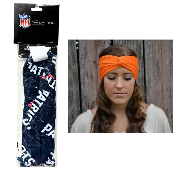 New England Patriots Fan Gear - The Team Turban Twist - Multi-Use Headband - Breathable And Stretchy - 6 For $21.00 - Wholesale New England Patriots - Patriots Merchandise