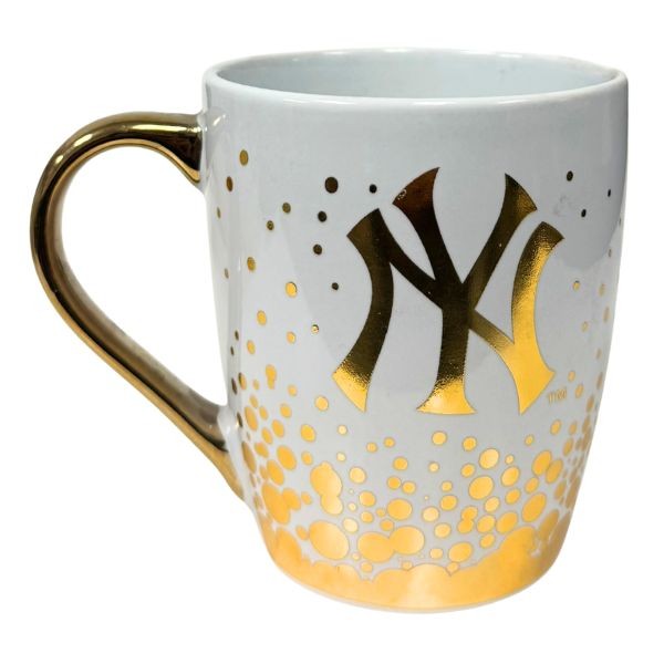 New York Yankees - The Glitz - 16OZ Ceramic Blinged Glitz Bubble Mugs - 6 For $36.00 - Wholesale New York Yankees Products - Yankees Merchandise