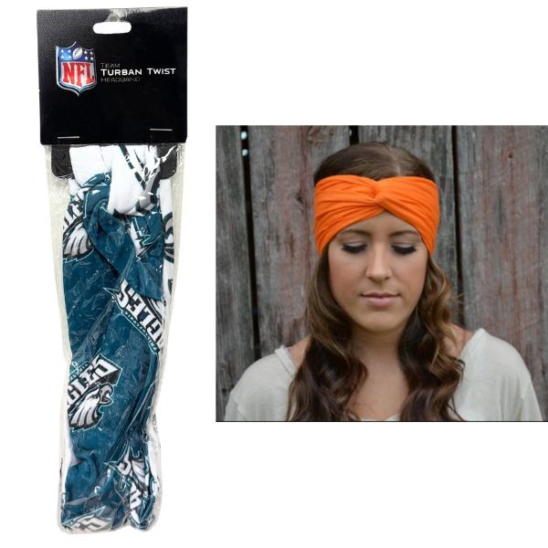 Philadelphia Eagles Fan Gear - The Team Turban Twist - Multi-Use Headband - Breathable And Stretchy - 6 For $21.00 - Wholesale Philadelphia Eagles Product - Eagles Merchandise 2