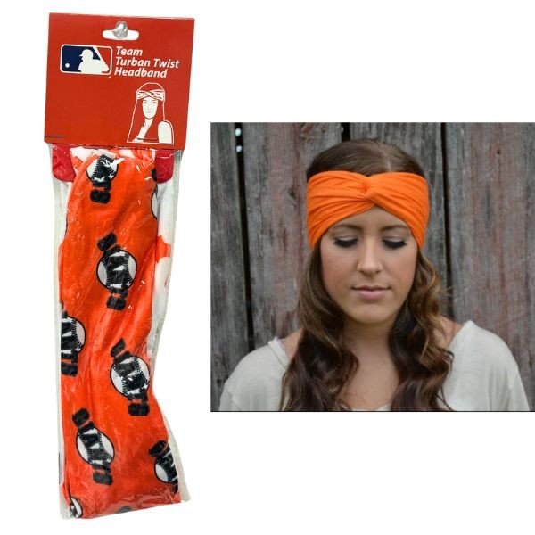 San Francisco Giants Fan Gear - The Team Turban Twist - Multi-Use Headband - Breathable And Stretchy - 6 For $21.00 - Wholesale San Francisco Giants Products - Giants Merchandise