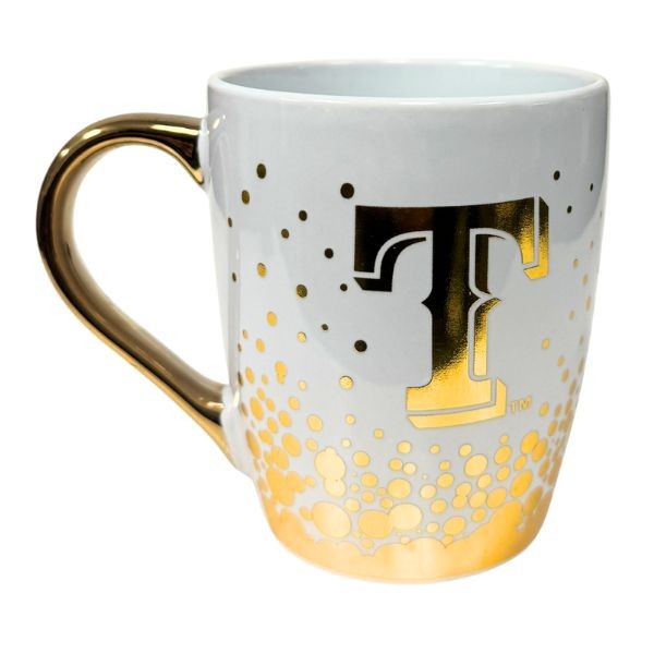 Texas Rangers - The Glitz - 16OZ Ceramic Blinged Glitz Bubble Mugs - 4 For $24.00 - Wholesale Texas Rangers Products - Rangers Merchandise