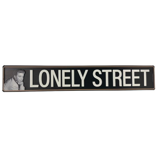 Metal Street Signs - #53022 - Elvis Lonely Street - 36"x6" - Indoor/Outdoor Use - 4 For $30.00
