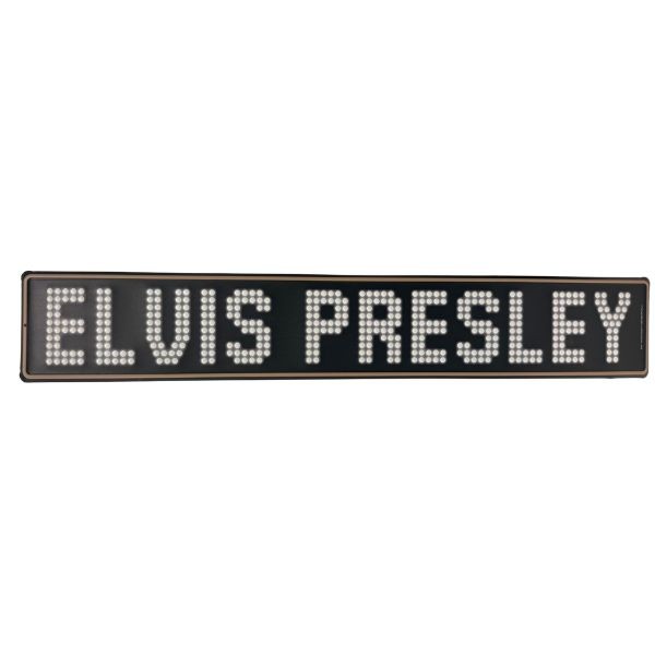 Metal Street Signs - #53024 - Elvis In The Lights Look - 36"x6" - Indoor/Outdoor Use - 4 For $30.00