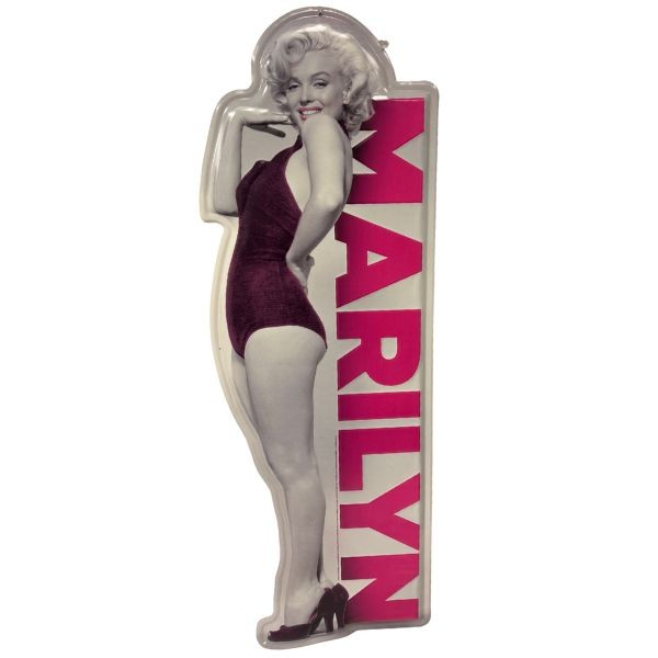 Oversized Die-Cut Metal Signs - #56010 - 29"x9" -  Marilyn The Pink Suit - 3 For $30.00