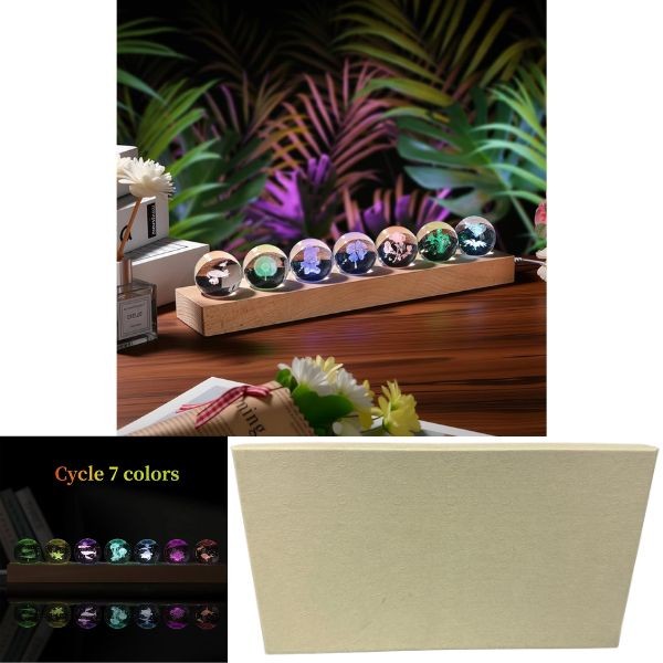 The Tranquil Series - Crystal Ball Mood Projection Set  - Pot Luck Styles May or May Not Vary - USB Charging - 2 Sets For $25.00