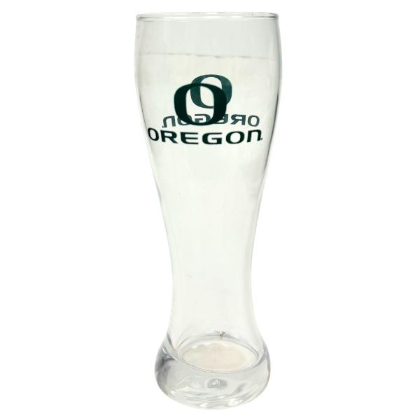 Oregon Ducks Barware - 23OZ Glass Team Logo Pilsners - Dishwasher Safe - 6 For $30.00 - Oregon Ducks
