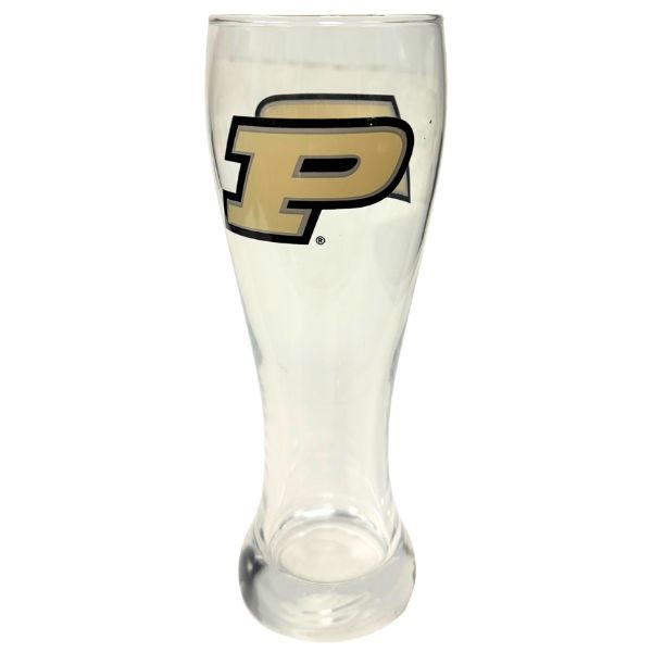 University Of Purdue Barware - 23OZ Glass Team Logo Pilsners - Dishwasher Safe - 6 For $30.00 - Purdue