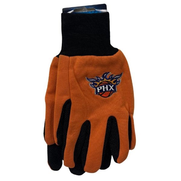 Phoenix Suns Team Gloves - Utility Style Embroidered Logo Gloves - 12 Pair For $36.00 - Phoenix Suns