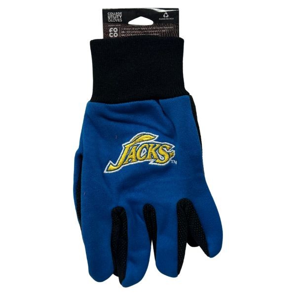 South Dakota State Jackrabbits Team Gloves - Utility Style Embroidered Logo Gloves - 12 Pair For $36.00 - South Dakota State Jack Rabbits