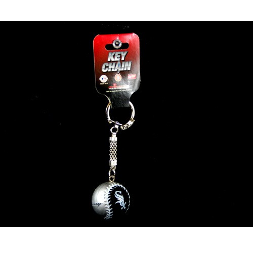 Chicago White Sox Keychains - Baseball Style Keychains - 12 For $18.00 - Wholesale Chicago White Sox Products - White Sox Merchandise