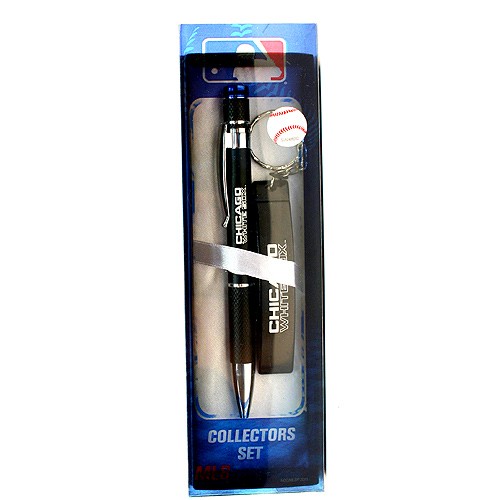 Chicago White Sox Pen Sets - Pop It Keychain And Pen - 12 Sets For $42.00 - Wholesale Chicago White Sox Products - White Sox Merchandise