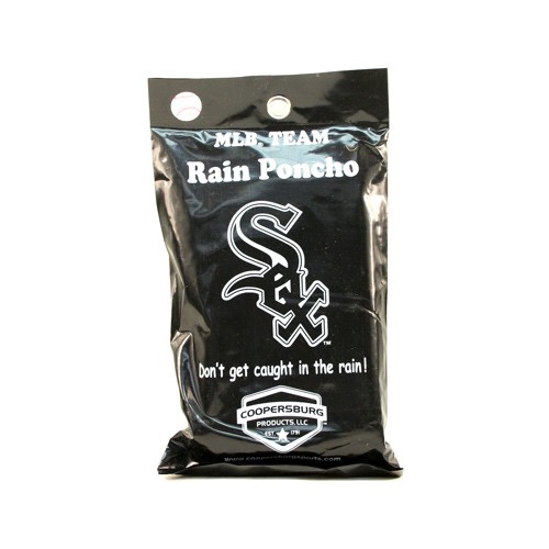 Chicago White Sox Ponchos - COOP Style - Hooded Gameday Ponchos - 100 For $250.00 - Wholesale Chicago White Sox Products - White Sox Merchandise 2