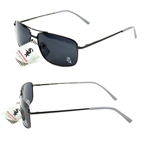 Chicago White Sox Sunglasses - GunMetal Style - 2 Pair For $10.00 - Wholesale Chicago White Sox Products - White Sox Merchandise