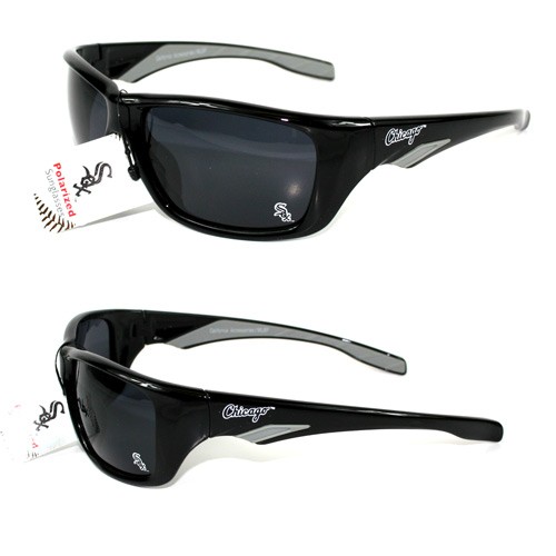 Chicago White Sox Sunglasses - MLB04 Sport Style - Polarized - 12 Pair For $48.00 - Wholesale Chicago White Sox Products - White Sox Merchandise