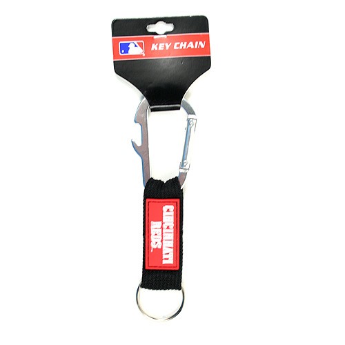 Cincinnati Reds - Belayer Style Keychain With Bottle Opener - 12 For $24.00 - Wholesale Cincinnati Reds Products - Reds Merchandise