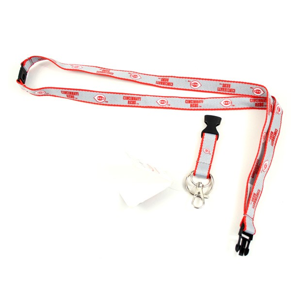 Cincinnati Reds Lanyards - The ULTRA TECH Style - 12 For $30.00 - Wholesale Cincinnati Reds Products - Reds Merchandise