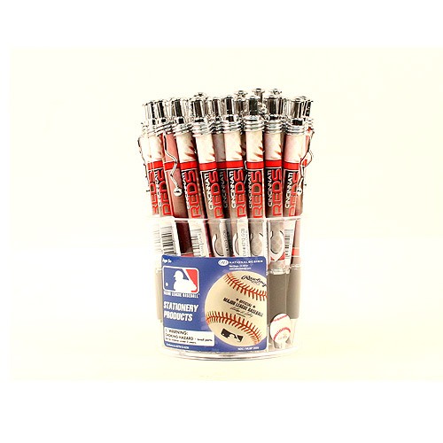 Cincinnati Reds Pens - 48Count Pen Tub Display - BaseBall LOGO - $36.00 Per Display - Wholesale Cincinnati Reds Products - Reds Merchandise