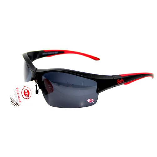 Cincinnati Reds Sunglasses - Polarized Cali#03 Blade Style - 12 Pair For $48.00 - Wholesale Cincinnati Reds Products - Reds Merchandise