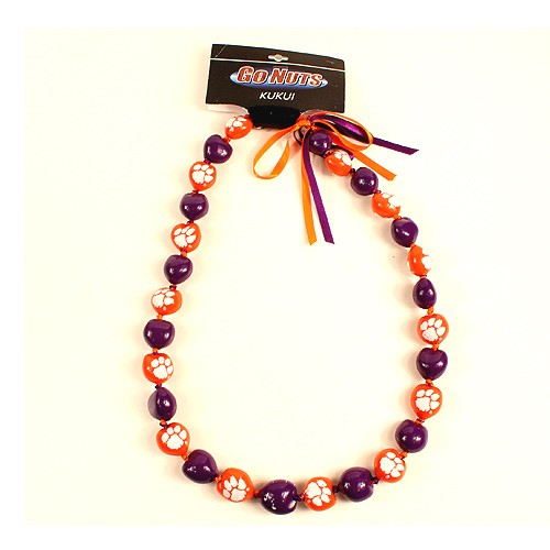 Clemson Tigers Necklaces - 18" KuKui Nut Necklaces - $5.00 Each - Clemson Tigers