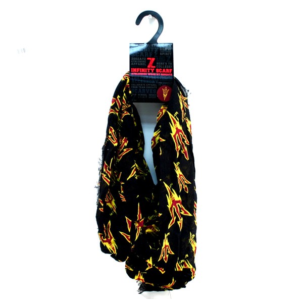 Closeout - Arizona State Sun Devils Infinity Scarves - Logo Series2 - 12 For $60.00 - Arizona State
