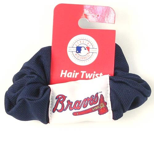 Closeout - Atlanta Braves Merchandise - Brave Hair Twisters - 12 Twisters For $24.00 - Wholesale Atlanta Braves Product - Braves Merchandise