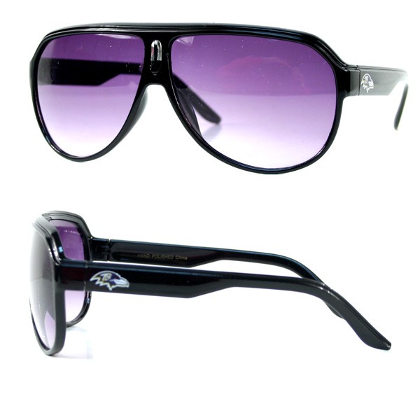 Closeout - Baltimore Ravens Sunglasses - Turbo Style - 12 Pair For $48.00 - Wholesale Baltimore Ravens Products - Baltimore Football