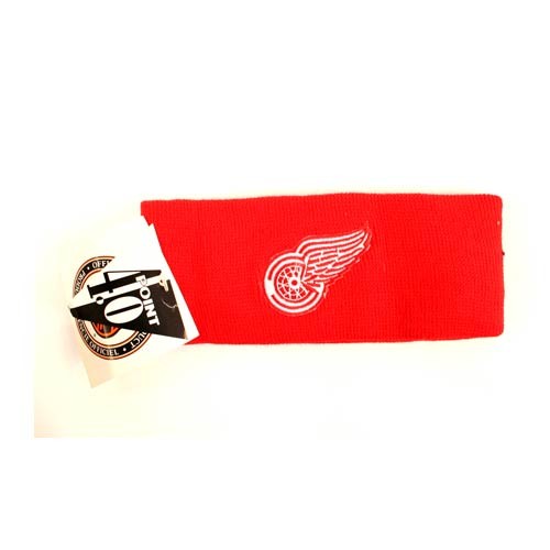 Closeout - Detroit Red Wings - Red Winter Knit Headbands - 12 For $48.00 - Detroit Red Wings