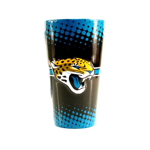 Closeout - Jacksonville Jaguars Mugs - 16OZ Sculpted Latte Mugs - 4 For $16.00 - Wholesale Jacksonville Jaguars Product - Jaguars Merchandise