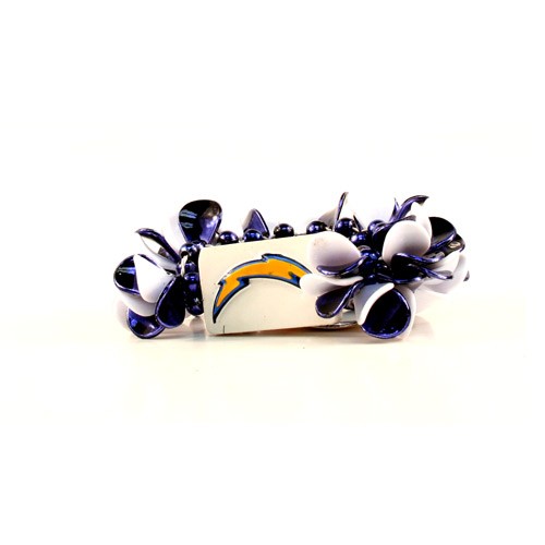Closeout - Los Angeles Chargers Bracelets - The PETAL Style - 12 For $18.00 - Wholesale Los Angeles Chargers Products - Chargers Merchandise