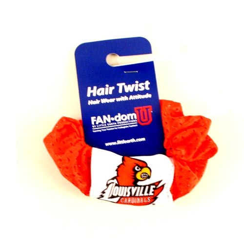 Closeout - Louisville Cardinals Merchandise - Jersey Hair Twisters - 12 For $24.00 - Louisville Cardinals