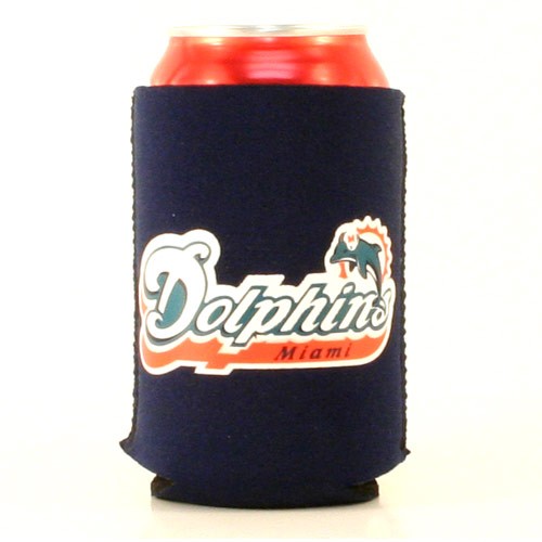 Closeout - Miami Dolphins Huggie - Blue CAN Huggies - 12 For $12.00 - Wholesale Miami Dolphins Products - Dolphins Merchandise 2