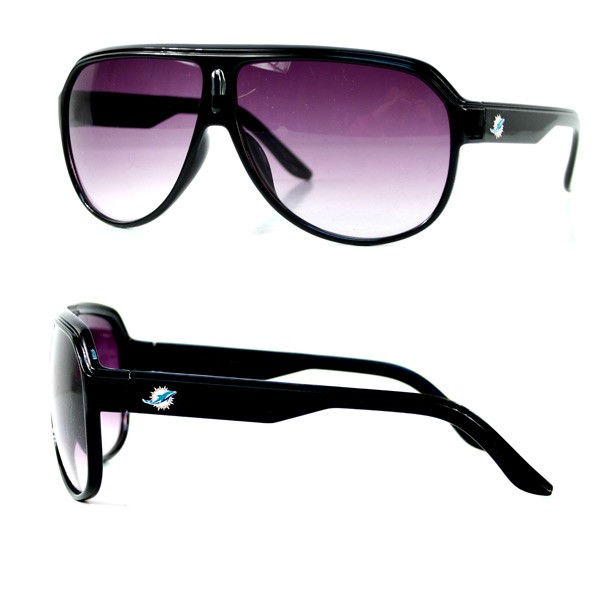 Closeout - Miami Dolphins Sunglasses - Turbo Style - 12 Pair For $48.00 - Wholesale Miami Dolphins Products - Dolphins Merchandise