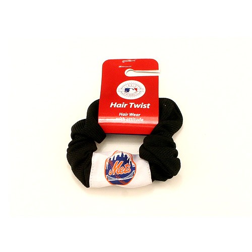 Closeout - New York Mets Merchandise - Black Jersey Material Twisters - 12 Twisters For $24.00 - Wholesale New York Mets Products - Mets Merchandise