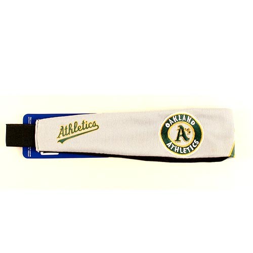 Closeout - Oakland A's Merchandise - Jersey Style Headbands - 12 Headbands For $24.00 - Wholesale Oakland Athletics Products - Athletics Merchandise