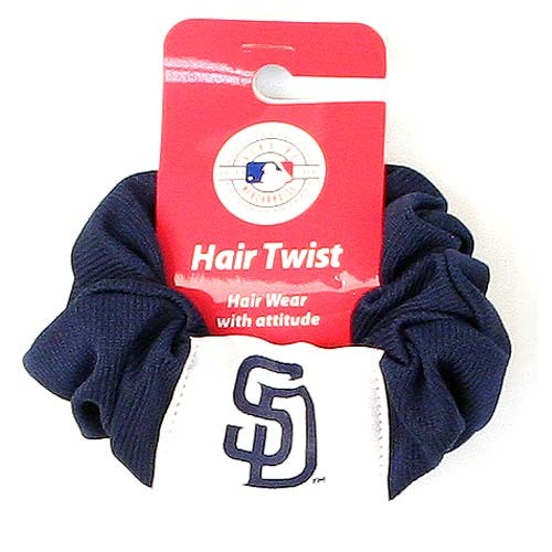 Closeout - San Diego Padres Merchandise - Padres Hair Twisters - 12 Twisters For $24.00 - Wholesale San Diego Padres Products - Padres Merchandise