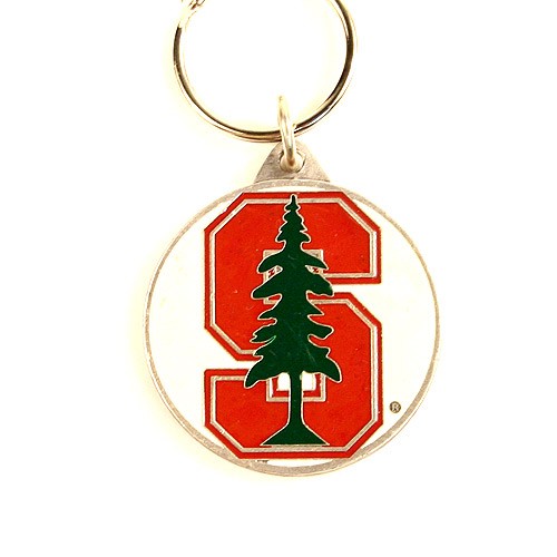 Closeout - Stanford Key Chains - Pewter Oval - 24 For $24.00 - Stanford