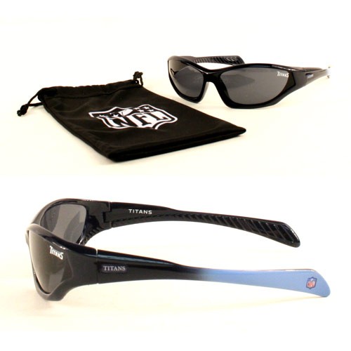 Closeout - Tennessee Titans Sunglasses - QUAKE Style - Kids - With Sunglass Bag - 12 Pair For $36.00 - Wholesale Tennessee Titans Product - Titans Merchandise