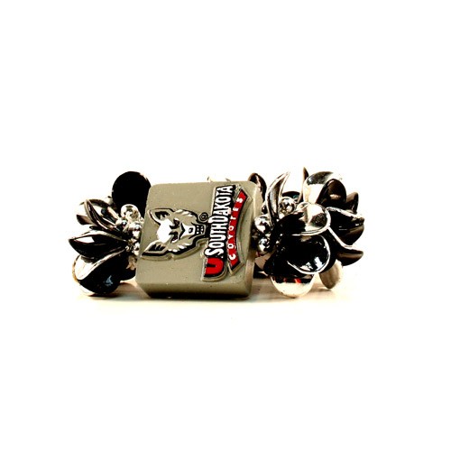 Closeout - University Of South Dakota Coyotes - The PETAL Bracelets - 12 For $24.00 - South Dakota Coyotes
