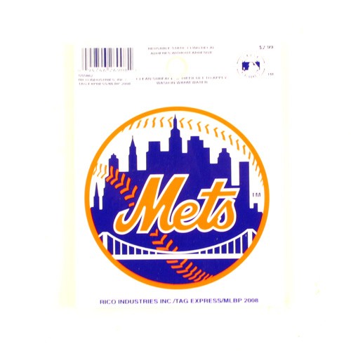 Closeout Style Decal - Series2 - New York Mets - 12 For $15.00 - Wholesale New York Mets Products - Mets Merchandise