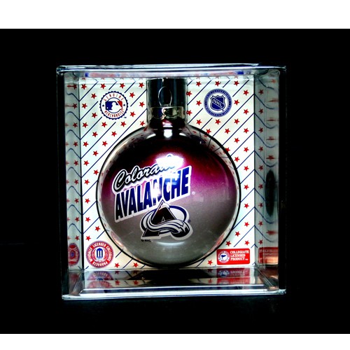 Colorado Avalanche Ornaments - Faded Ball Style - 12 For $24.00 - Colorado Avalanche